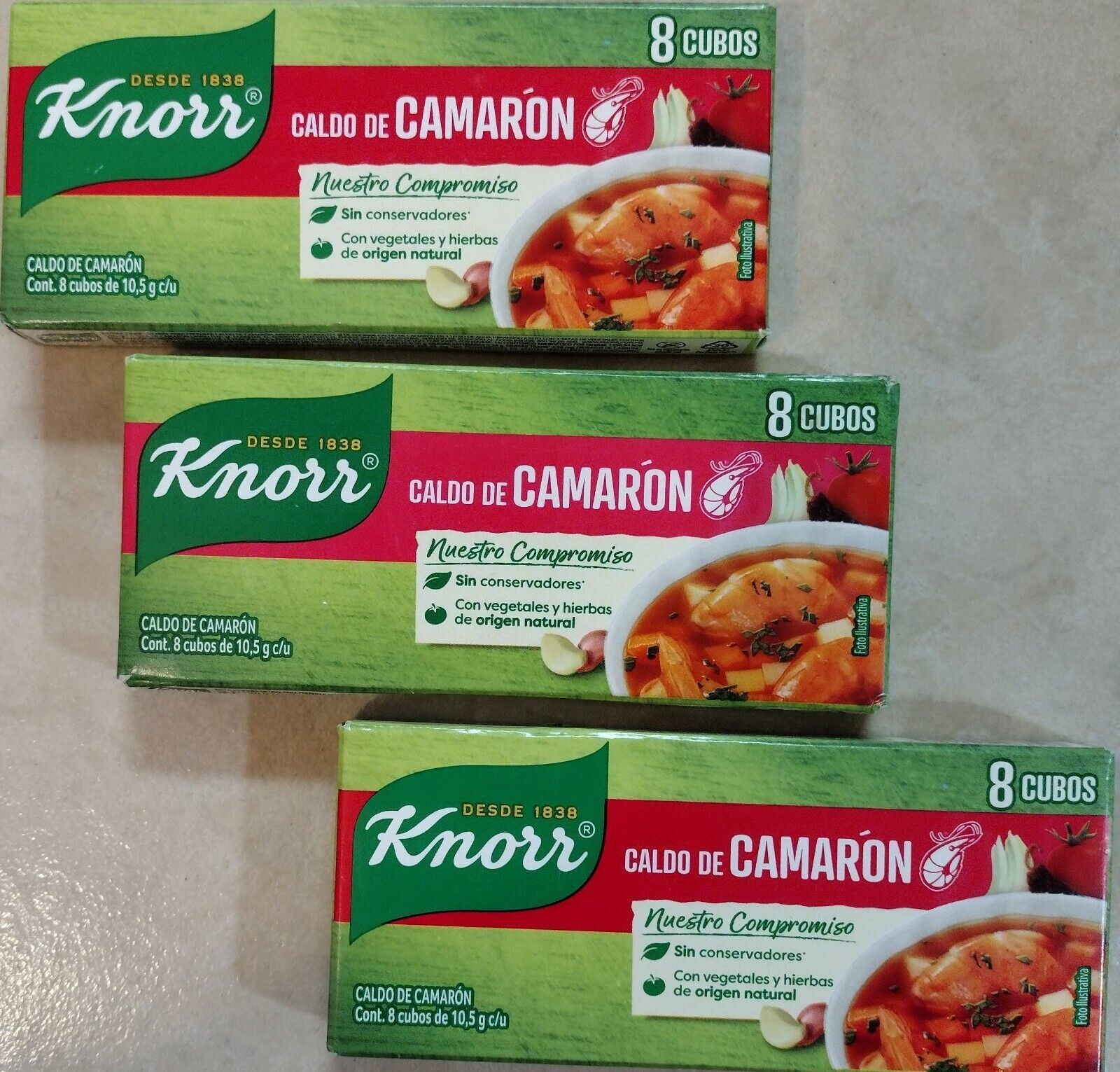 3X Knorr Caldo De Camaron Sazonador Shrimp and 50 similar items
