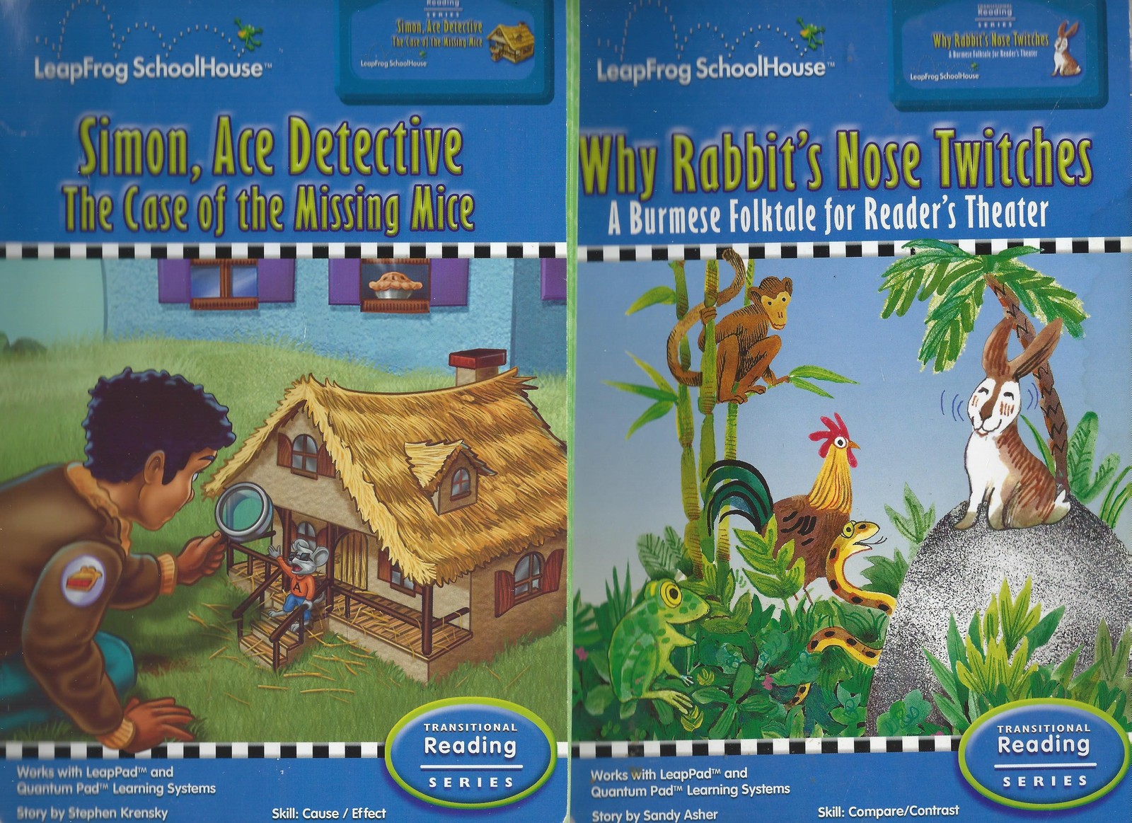 LeapFrog SchoolHouse-Why Rabbit's Nose Twitches;Simon,Ace Detective ...