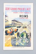 XLVI Grand Prix De L&#39;ace / Grand Prix Riems, July 3, 1960 - Race Programme - $338.63