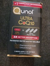 Qunol Ultra CoQ10 3X Better Absorption - 60 SoftGels Exp 2026 (A8) - $22.67