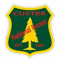 Custer National Forest Sticker R3223 You Choose Size - $1.45+