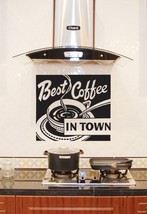 Best Coffee In Town - Vinyl Wall Art Decal - $27.00