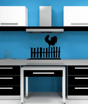 Rooster Giving the Wake Up Call - Vinyl Wall Art Decal - $32.00