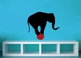 Circus Elephant on Ball - Vinyl Wall Art Decal - $28.00