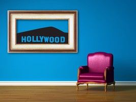 HOLLYWOOD Skyline - Vinyl Wall Art Decal - $22.00
