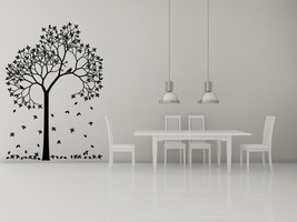 An item in the Home & Garden category: Tree with Falling Leaves - Vinyl Wall Art Decal