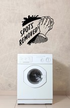 Laundry Spots Removed Retro Ad - Vinyl Wall Art Decal - $26.00