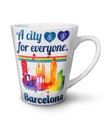 Gay Pride Love Barcelona NEW White Tea Coffee Latte Mug 12 17 oz | Wellcoda - $16.99+