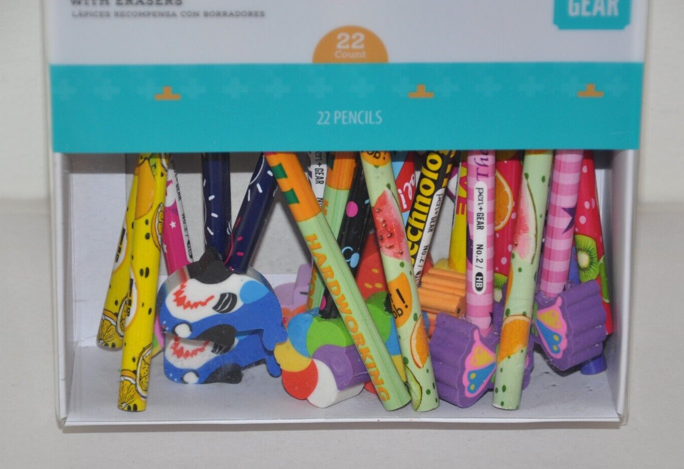 Reward Pencils With Erasers 22 Count Pen+ Gear Other Office Pens