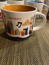 Starbucks Detroit 2013 You Are Here Collection 14 oz Coffee Mug  Rock And Roll - $14.85