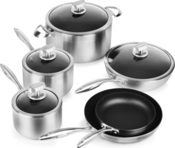 Scanpan CX+ 13-Piece Stainless Steel Nonstick Cookware Set