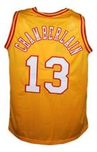 Wilt Chamberlain San Diego Conquistadors Aba Basketball Jersey Yellow Any Size image 5