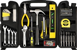 REXBETI 219-Piece Premium Tool Kit with 16 inch Tool Bag, Steel Home  Repairing Tool Set, Large Mouth Opening Tool Bag with 19 Pockets