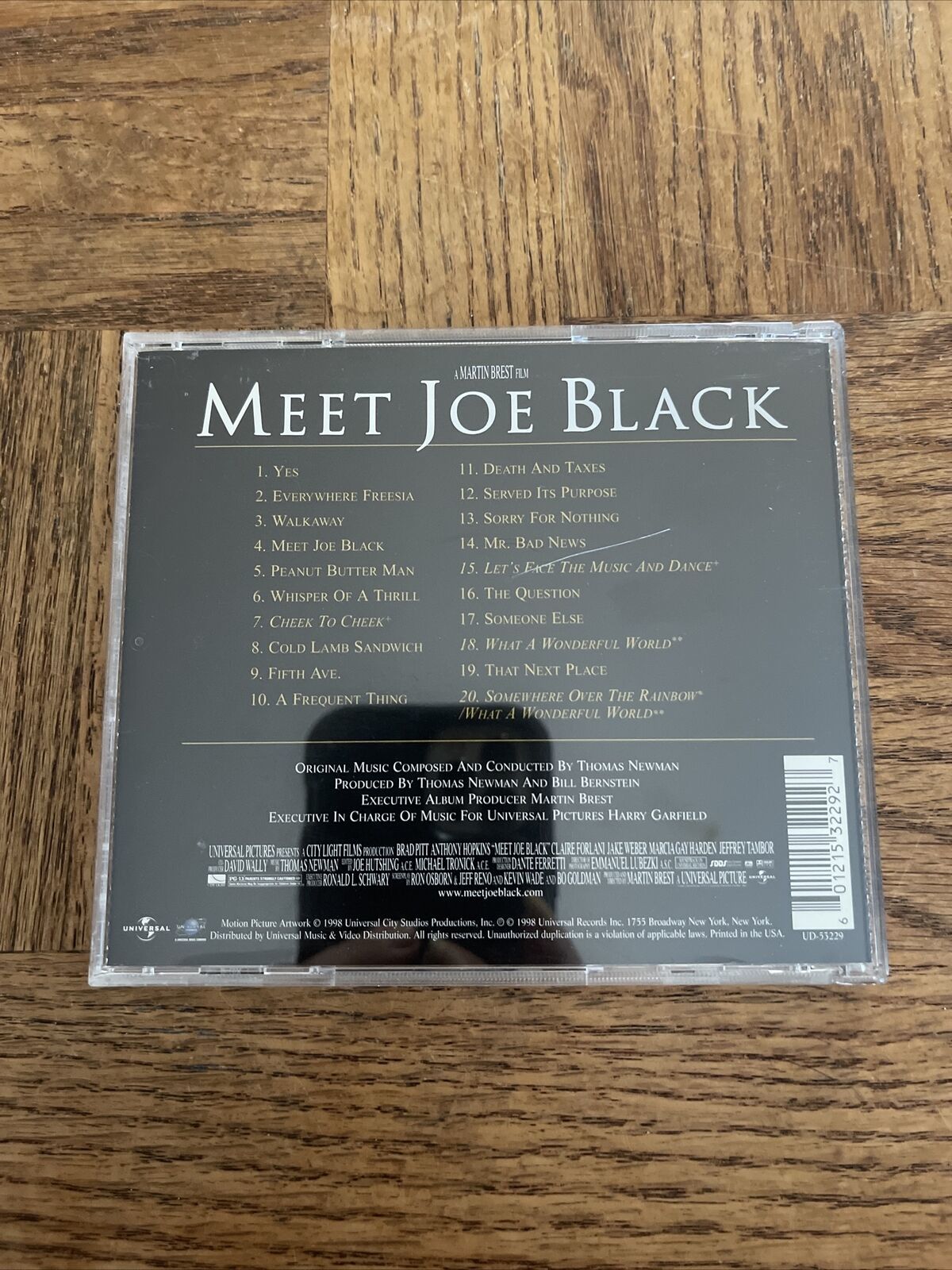 Meet Joe Black Movie Music CD CDs