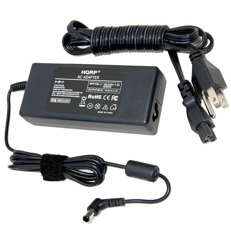 Primary image for HQRP AC Adapter Charger for Sony Vaio SVE1511 SVE1711 VGN FS315E VGN-A115