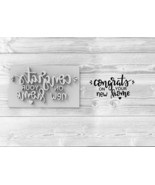 Embossing for cupcake and cake - stamps sugar paste - Congrats on your n... - $5.57