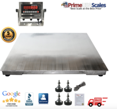 Optima Scales Optima Scales OP-916-3x3-5 NTEP Heavy Duty Pallet Scale - 3 x  3 ft.; 5000 x 1 lb. OP-916-3x3-5