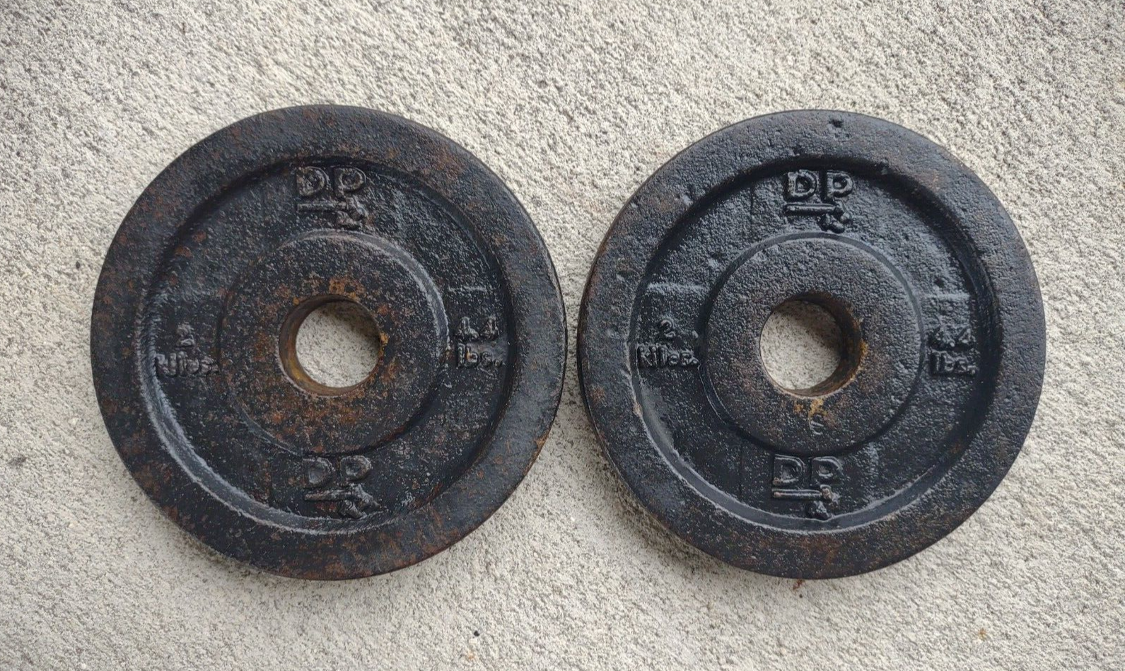 Yes4all 1-Inch Cast Iron Weight Plates for Dumbbells Standard Weight