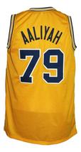 Aaliyah Custom Michigan College Basketball Jersey New Sewn Yellow Any Size image 2