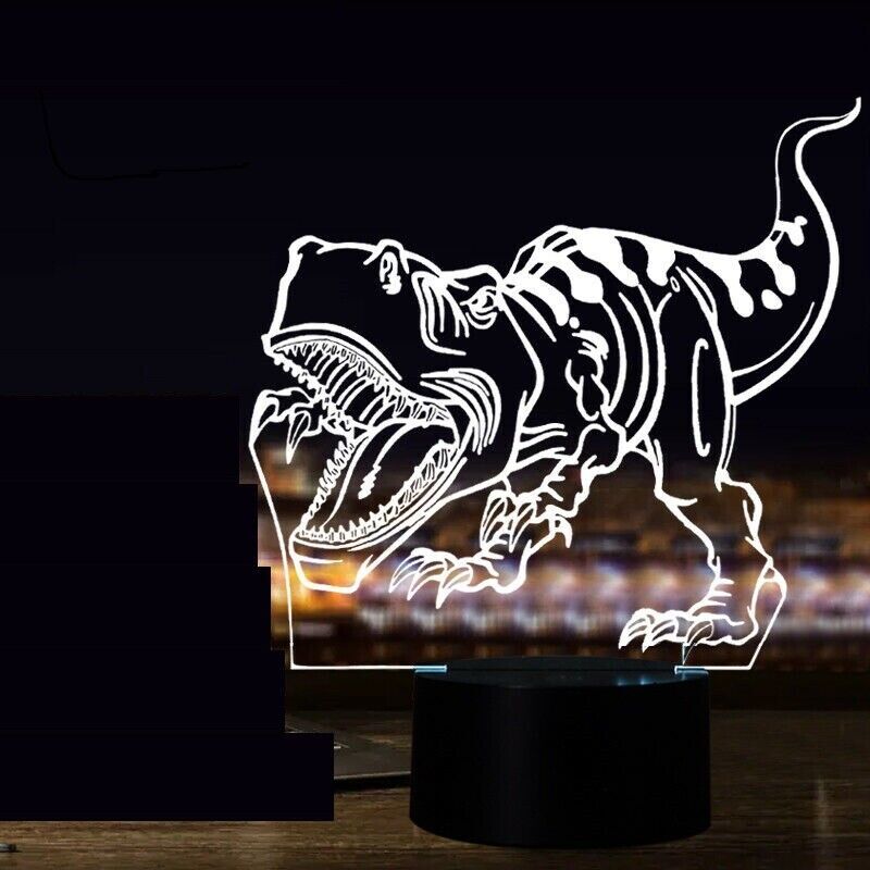 STITCH LILO AND STICH 3D Acrylic LED 7 Colour Night Light Touch Table Lamp