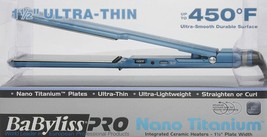 BaBylissPRO Nano Titanium Ultra-Thin Straightening Iron Barrel Size: 1 1... - $140.24