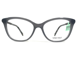 Nine West Eyeglasses Frames NW5143 014 Blue Silver Cat Eye Full Rim 52-16-135 - $55.89