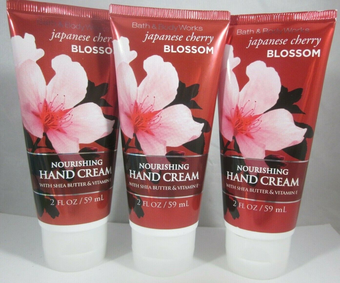 3 Bath & Body Works Nourishing Hand Cream shea vite 2 oz Japanese