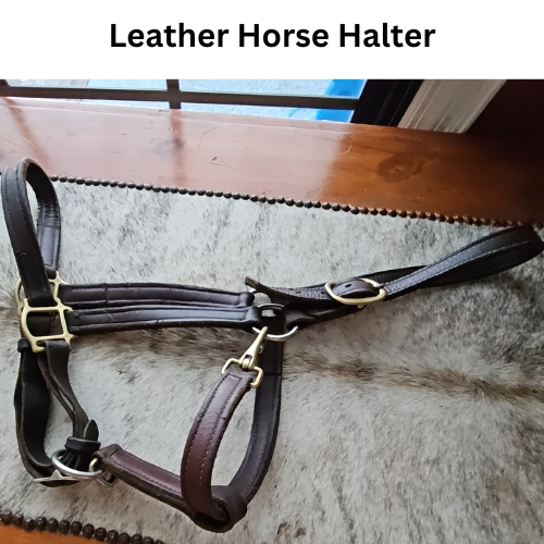 Horse leather halter