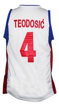 Milos Teodosic Team Serbia Basketball Jersey New Sewn White Any Size image 2