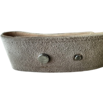Ultrasuede Sand Western Horse Show Belt 1 1/2" wide 30" to 33" USED image 2
