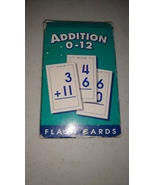 Flash cards Addition 0 - 12 , 55 cards plus 1 parent Card by School Zone - $3.00