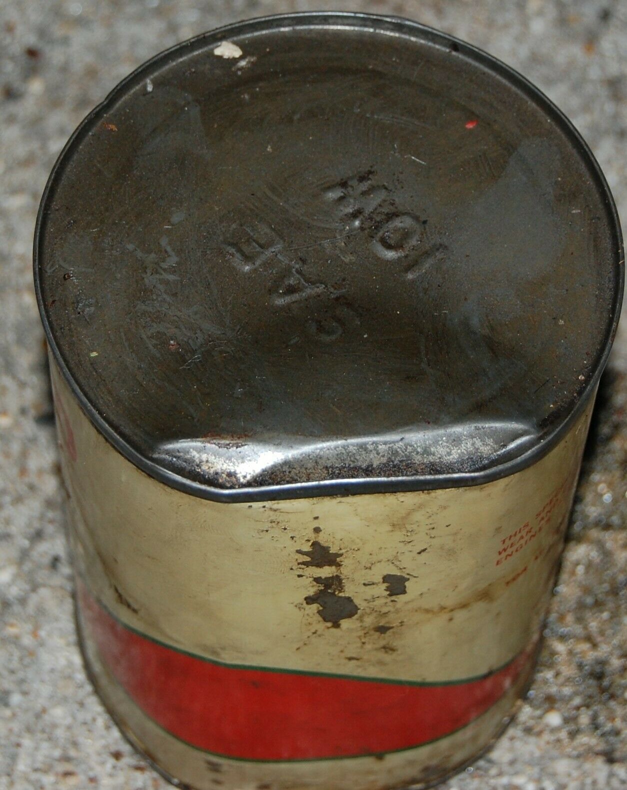 Vintage Oil Can Texaco Motor Oil One Quart Metal Can