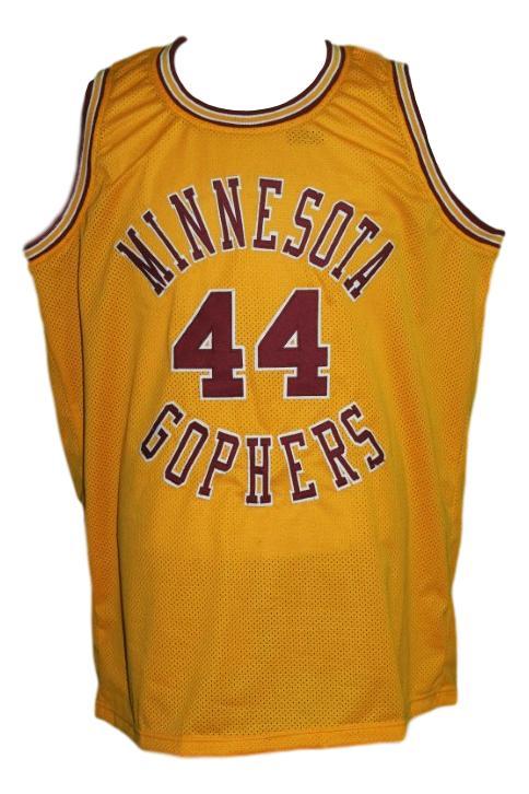 Kevin mchale  44 minnesota gophers college basketball jersey yellow   1