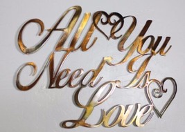 All You Need is Love Metal Wall Art 15" x 16" - $55.08