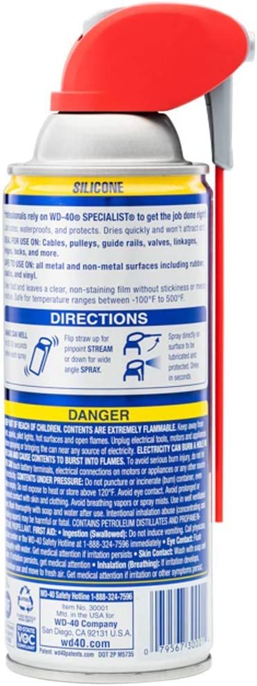  WD-40 Specialist Silicone Lubricant with SMART STRAW