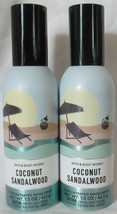 Bath &amp; Body Works Concentrated Room Spray Lot Set of 2 COCONUT SANDALWOOD - $27.07