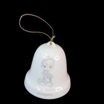 Enesco Precious Moments Bell 1985 May Your Christmas Be Delightful Vtg - $19.27
