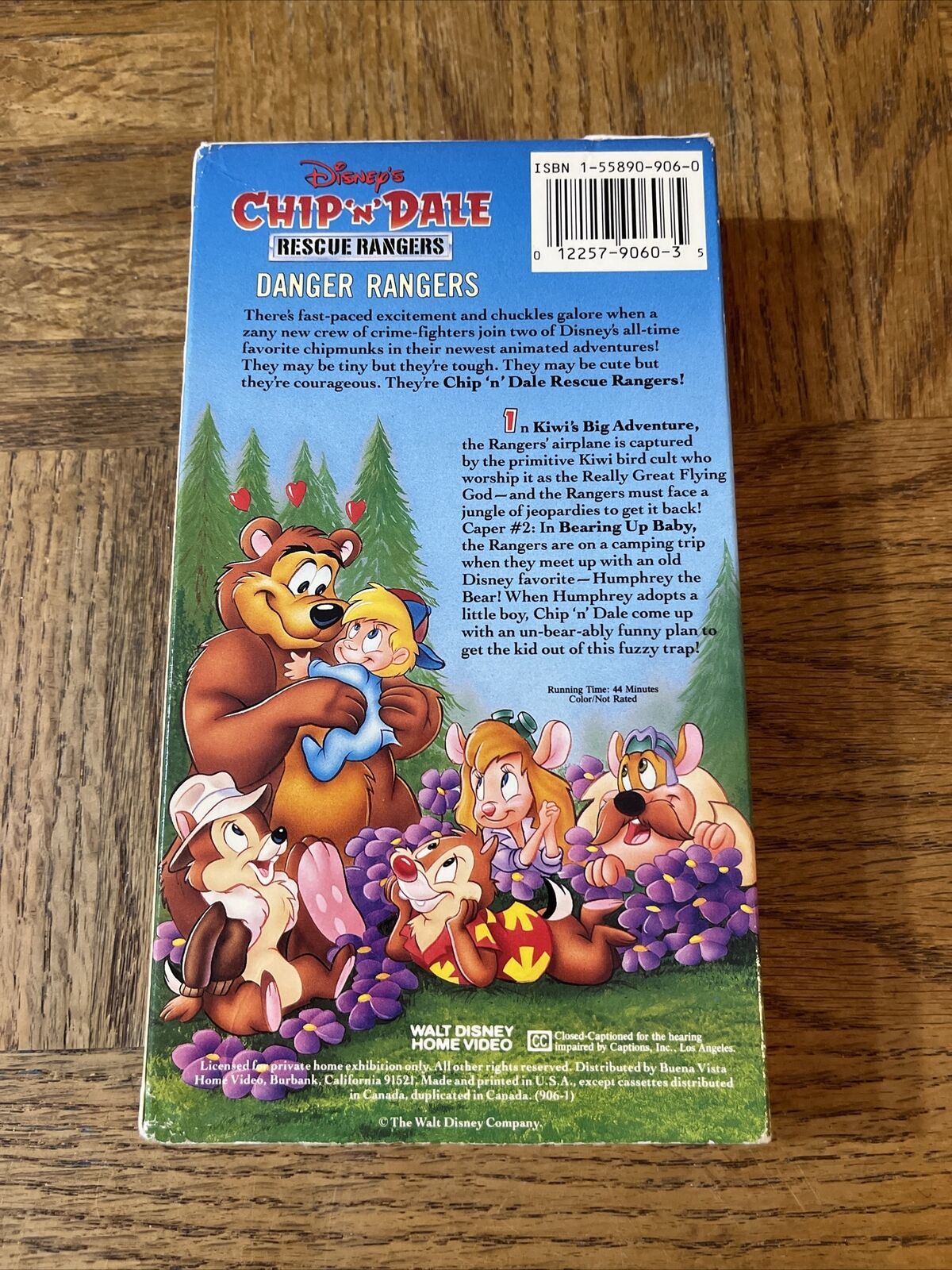 Disney Chip N Dale Danger Rangers VHS - VHS Tapes