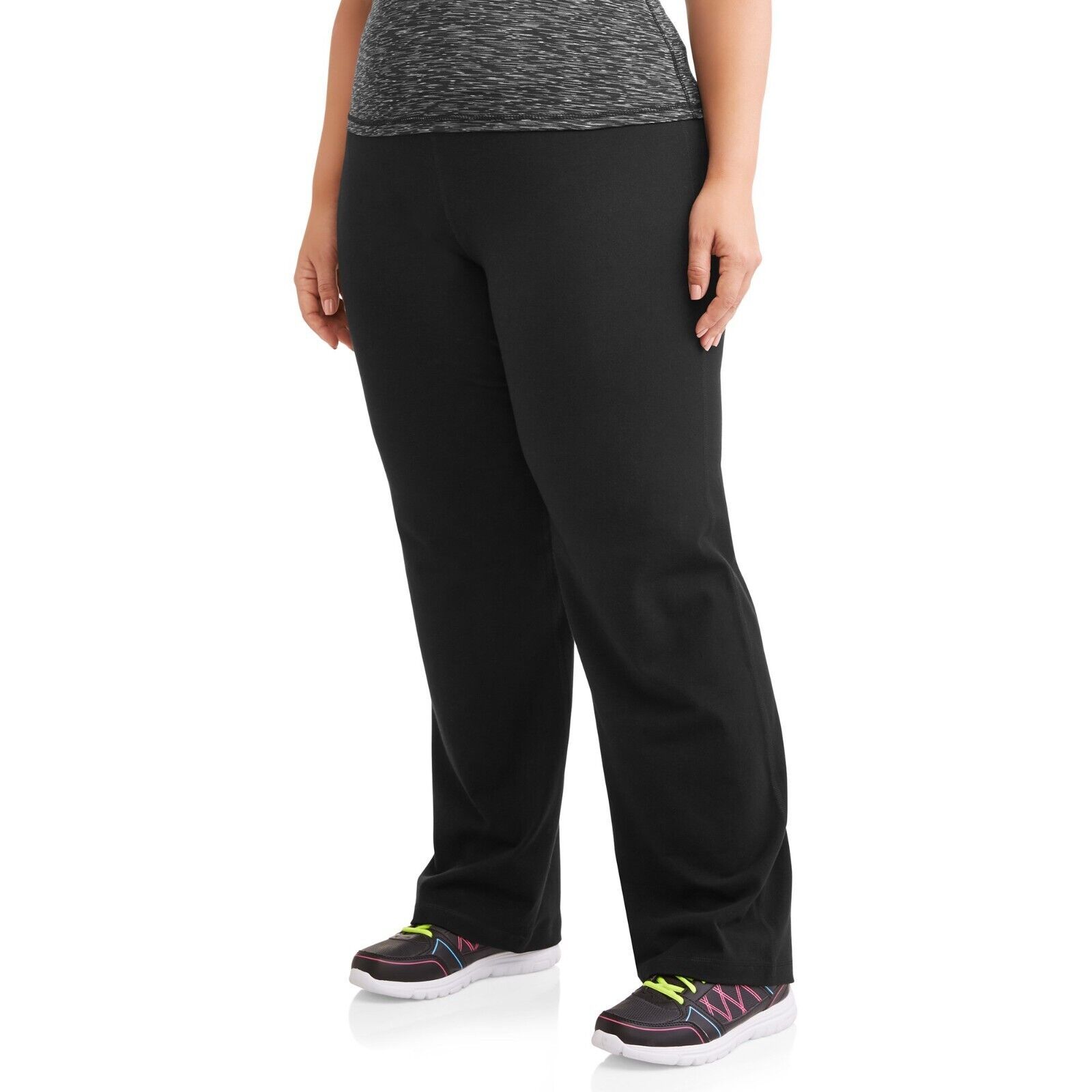 Athletic Works Plus Size Dri-More Bootcut Sweatpants Black - Size 3X ...