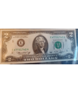 1976 2 dollar bill not folded curculated very good condition - $14.85