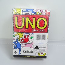 New Mattel Games  Keith Haring Uno Card Game Limited Edition Artiste Series - $42.70