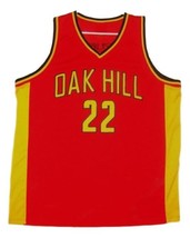 Carmelo Anthony Oak Hill Custom Basketball Jersey Sewn Red Any Size image 4
