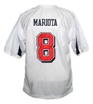 Marcus Mariota #8 Saint Louis High School Men Football Jersey White Any Size image 5