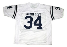 Walter Payton #34 Jackson State New Men Football Jersey White Any Size image 1