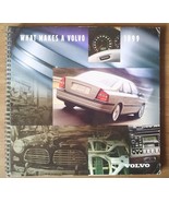 1999 VOLVO spiral-bound Brand BOOK catalog brochure &quot;What Makes a Volvo&quot;... - $12.50