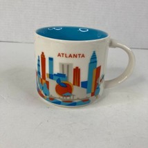 Starbucks Atlanta You Are Here 14oz Coffee Mug Georgia 2014 Skyline Motif - $9.89