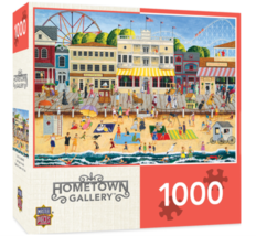 Masterpieces Hometown Gallery On the Boardwalk Art Poulin Jigsaw Puzzle  - $24.95