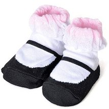 Baby Socks Lovely Cotton Summer Infant Socks 0-12 Months(White£¦Black)