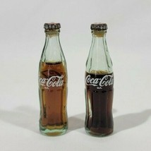 2 Vintage Miniature Coca Cola Coke Bottles - $21.78