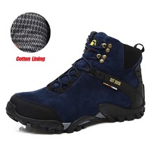 Men's hiking boots, sports shoes, outdoor non sliding mountain climbing hunting  - $98.97